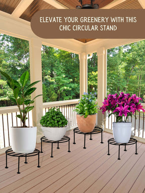 metal plant stand, metal planters