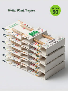 Seed Pens Plantable Stationery Gift – Set of 50