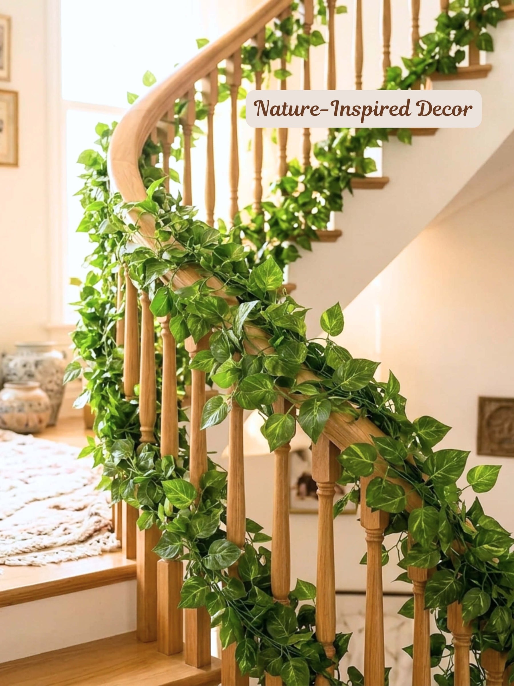 Artificial Money Plant Vines - 12 pieces