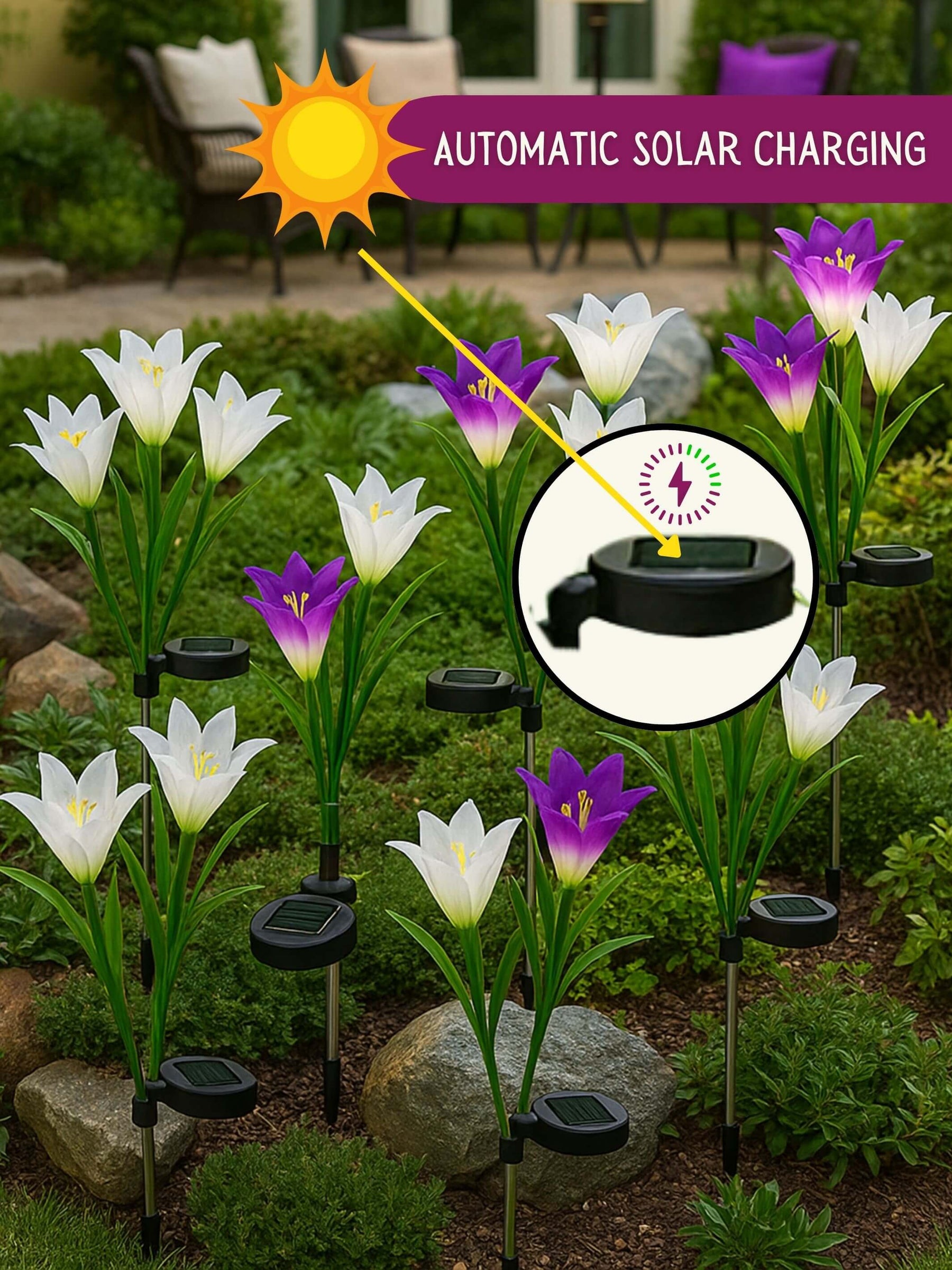 Solar LED Garden Lights | Pack of 2
