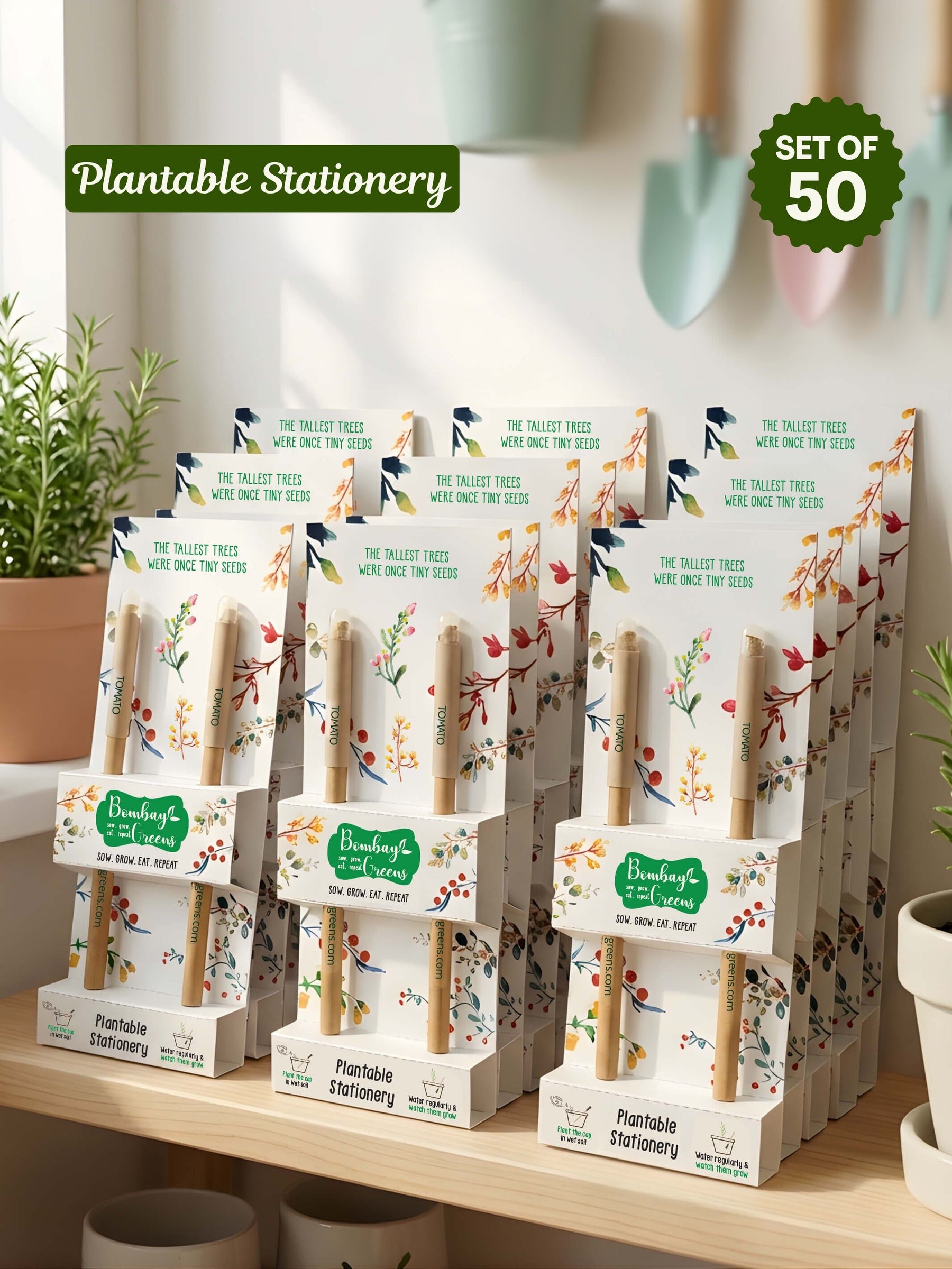 Seed Pens Plantable Stationery Gift – Set of 50