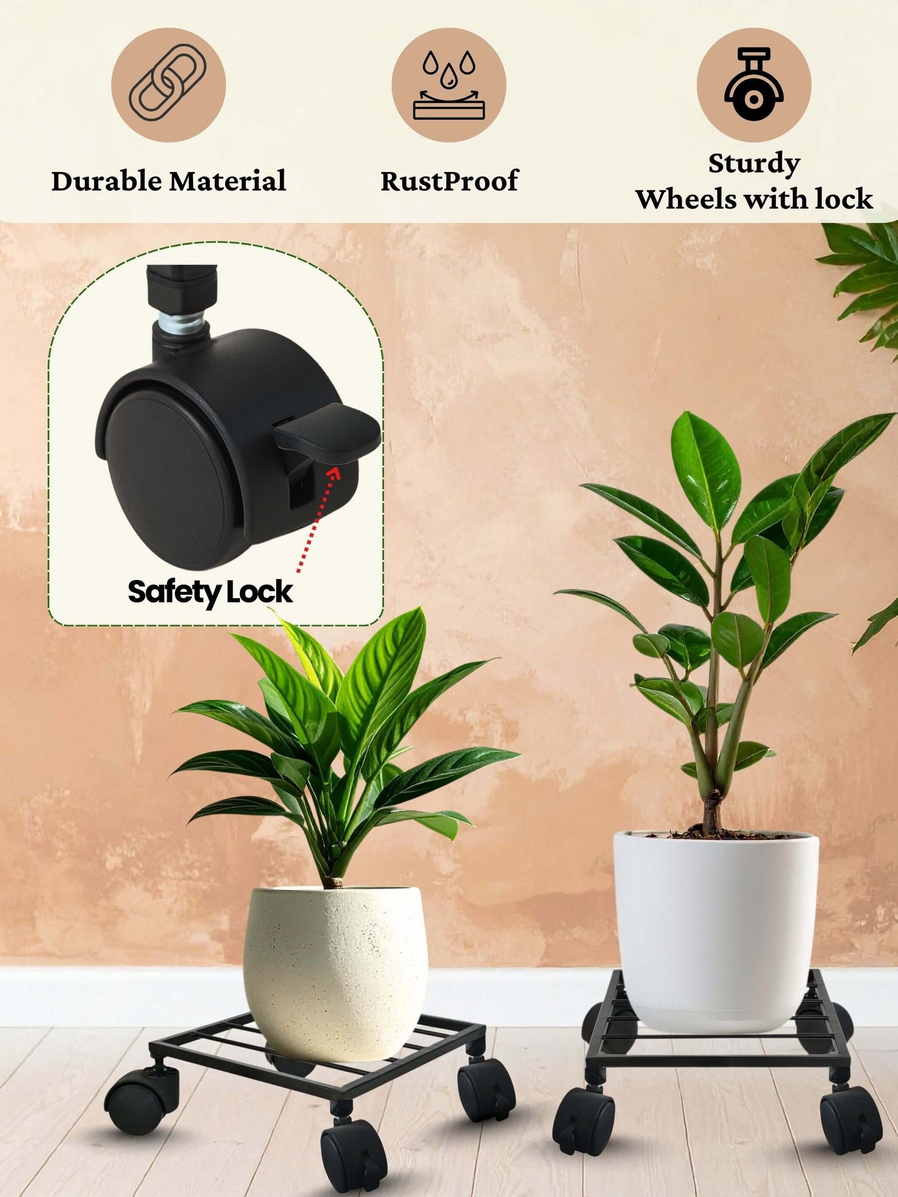 metal plant stand, metal planters