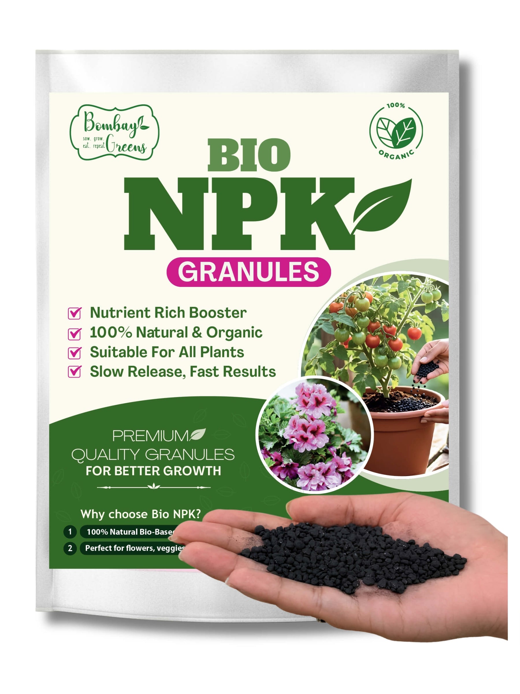 Organic BIO NPK Granules - 900 gms