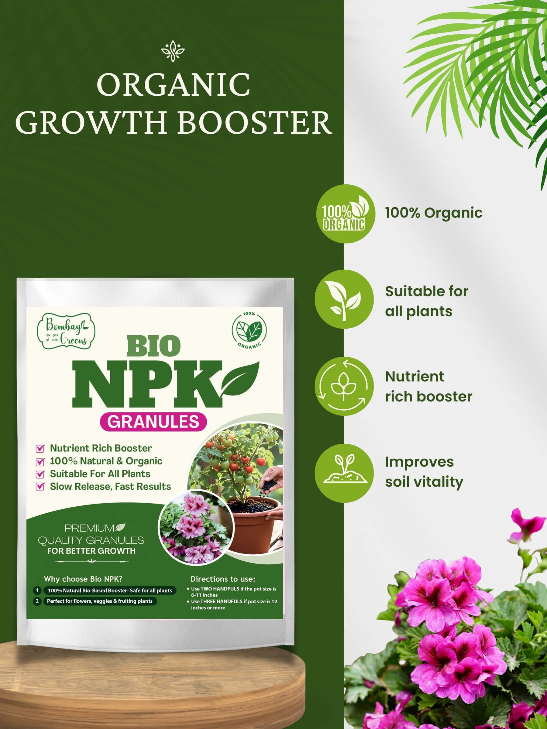Organic BIO NPK Granules - 900 gms
