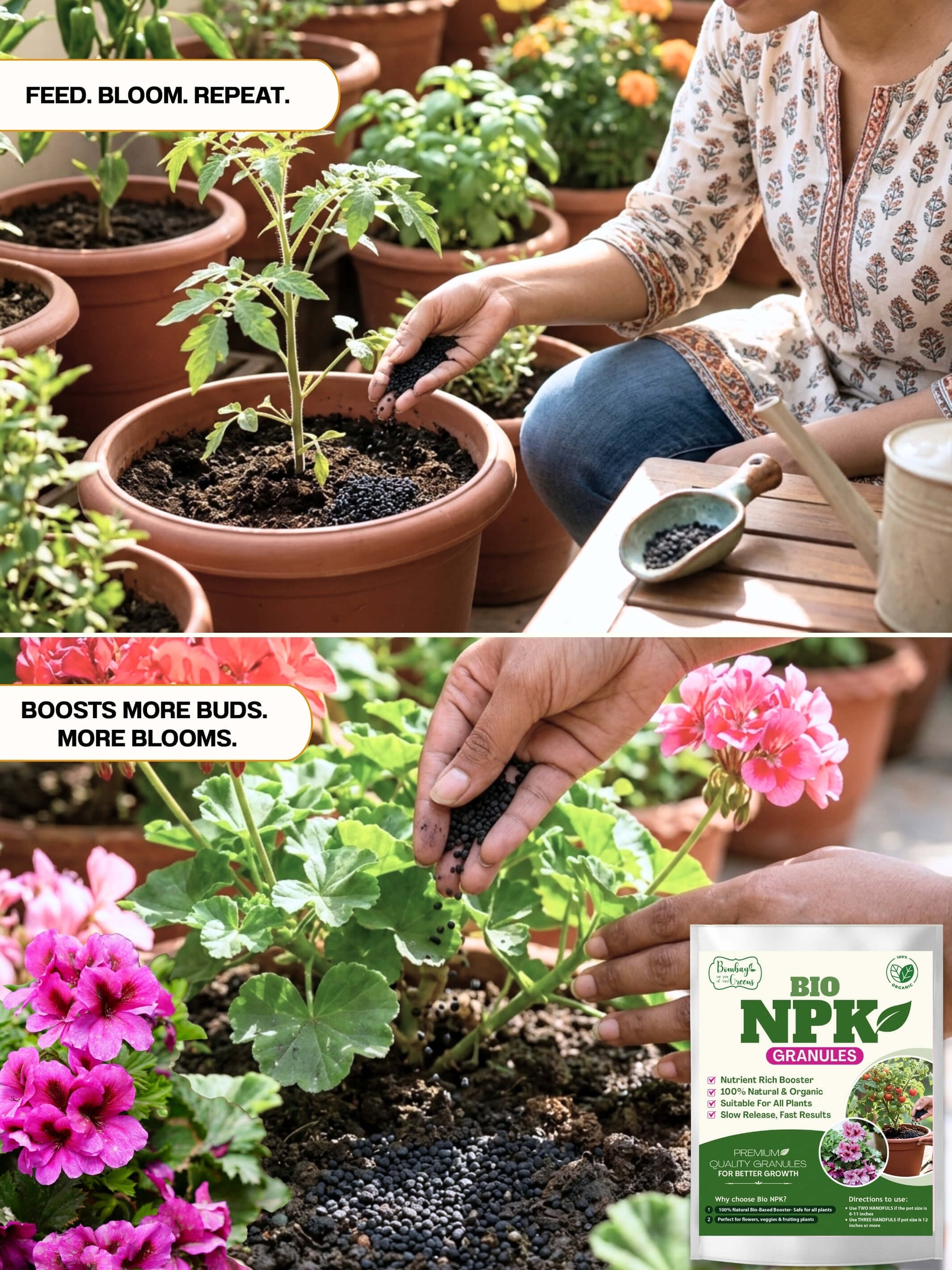 Organic BIO NPK Granules - 900 gms