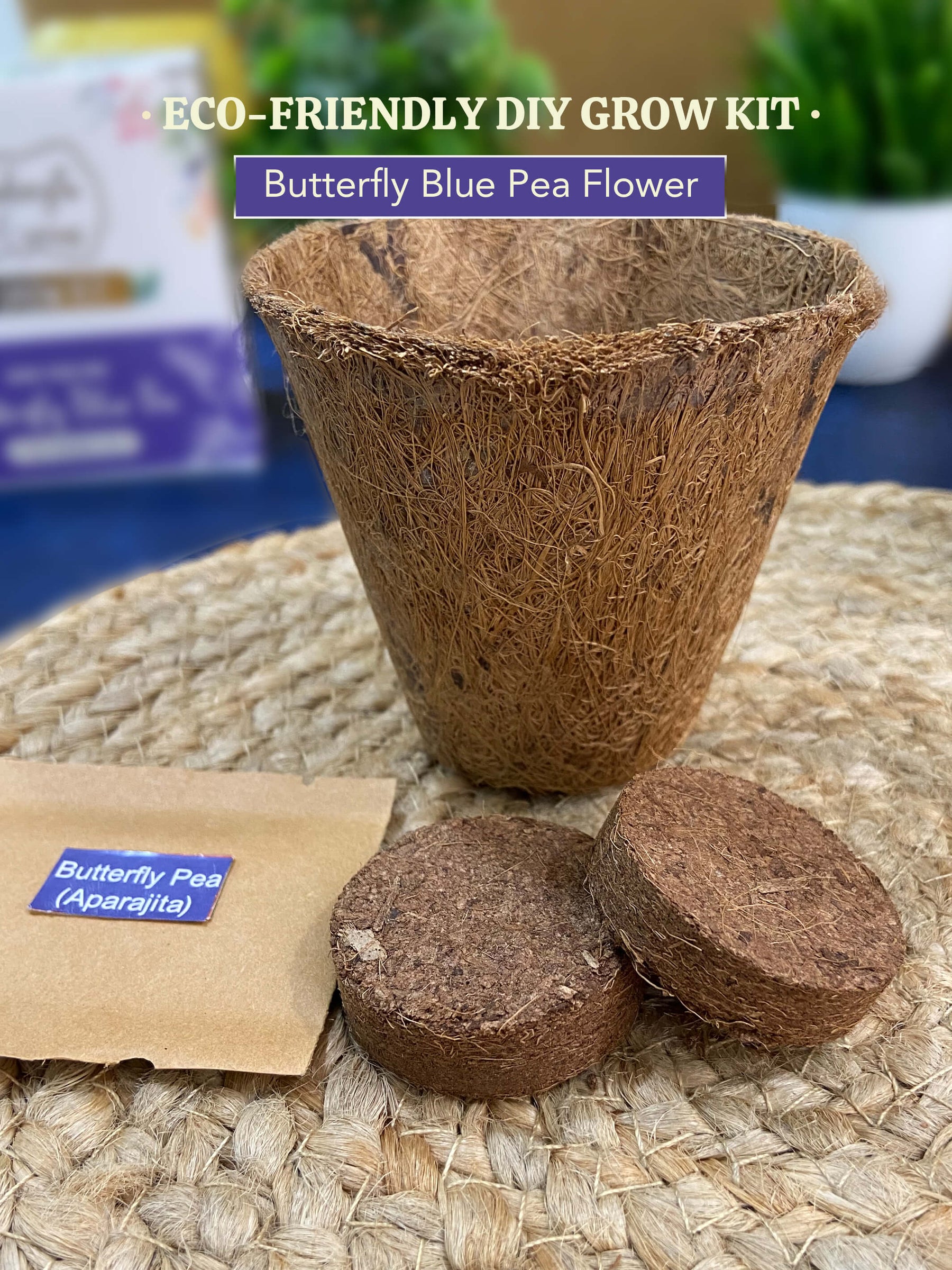 Eco-Friendly Grow Kit - Butterfly Pea Flower