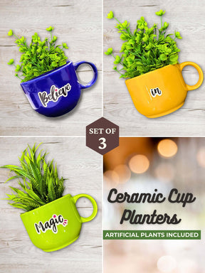 With Artificial Plants