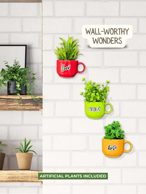 With Artificial Plants