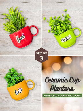 With Artificial Plants