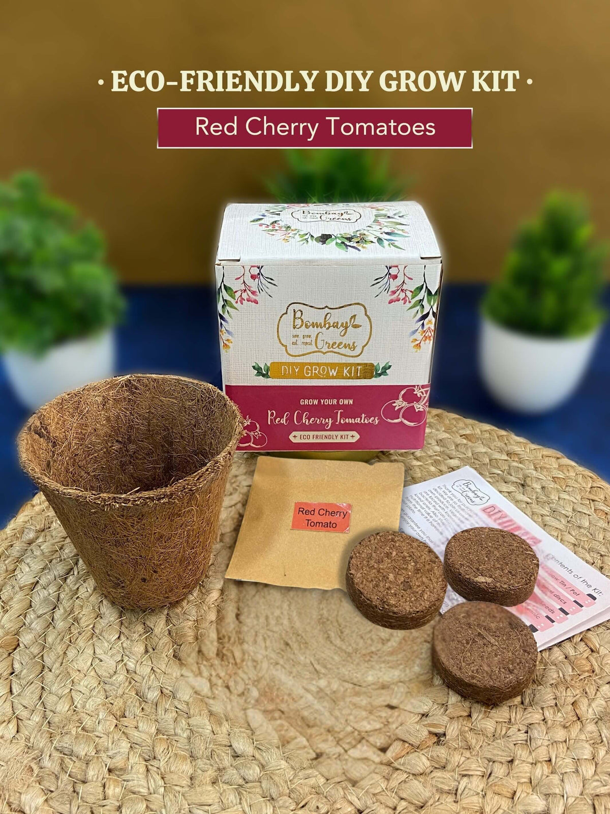 Eco-Friendly Grow Kit - Red Cherry Tomatoes