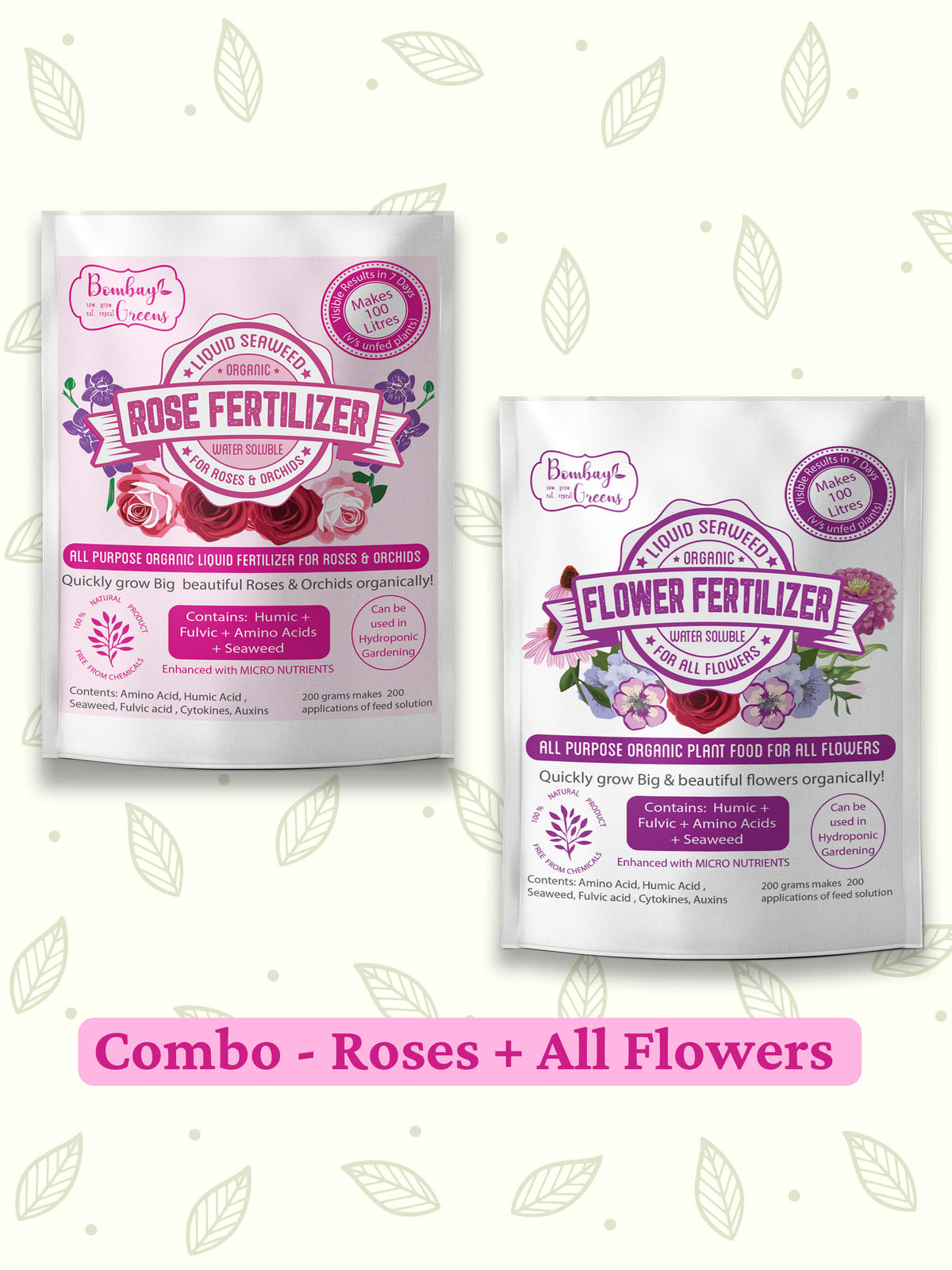 Combo Fertilisers for Roses & All Flowers