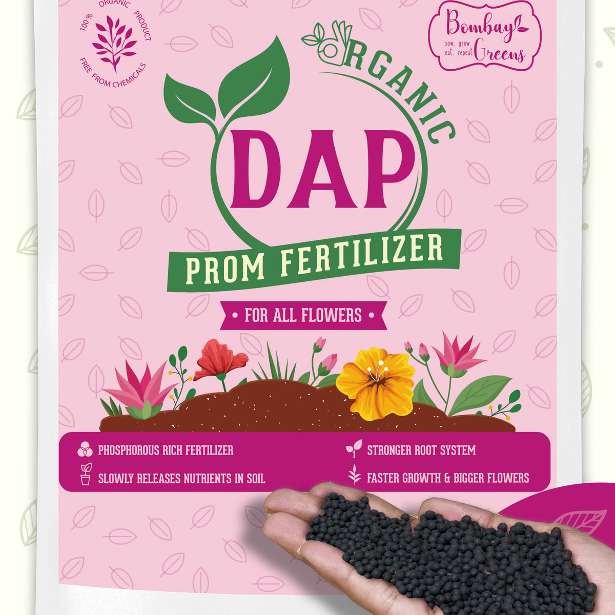 Buy Organic Prom DAP Fertilizer Online in India | Bombay Greens