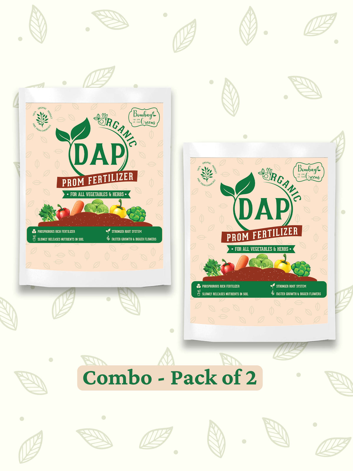 Organic DAP PROM Fertilizer for Vegetables - 900 Grams