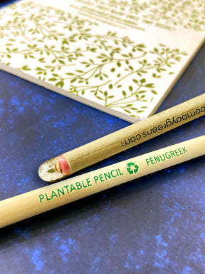 Plantable Stationery - Seed Diary, Seed Pens & Pencils in Jute Pouch