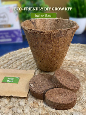 DIY Italian Basil Gardening Kit (Pack of 20) - Customised Gifting