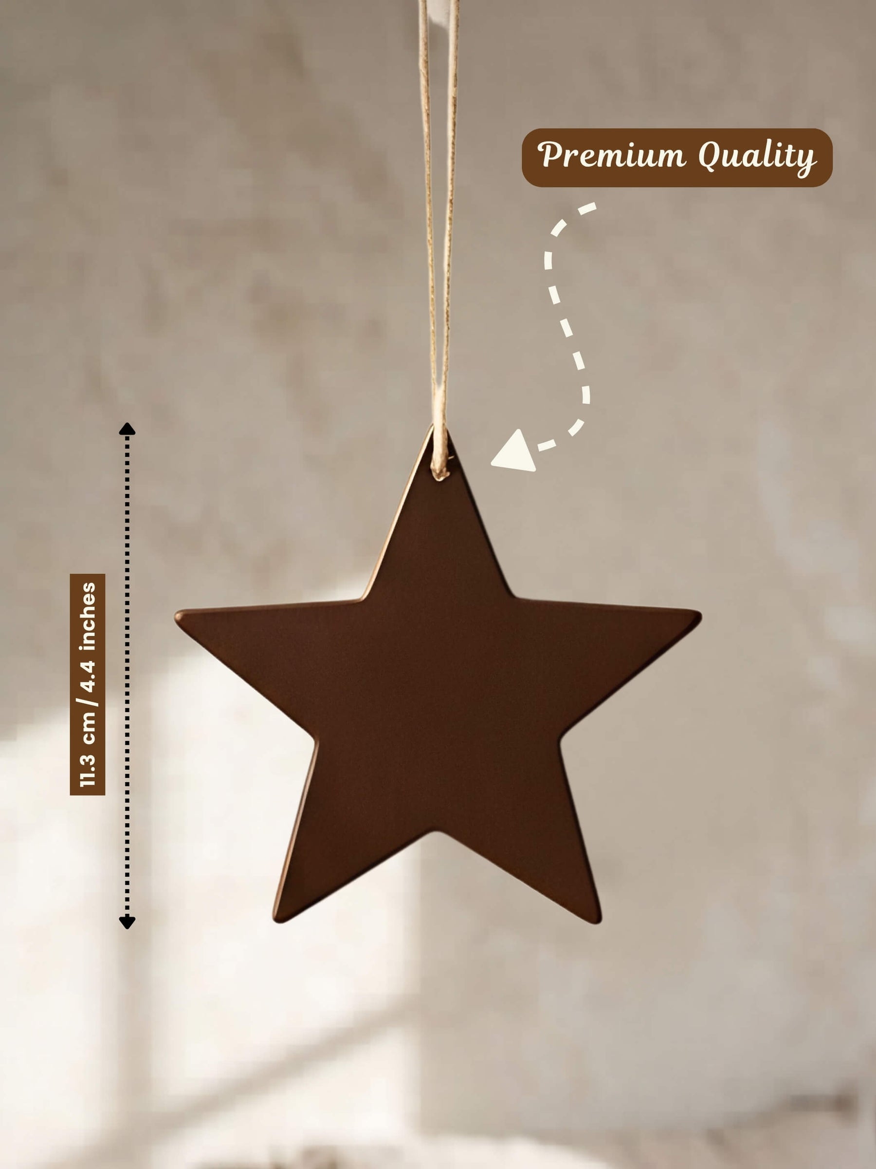 Hanging Wooden Stars