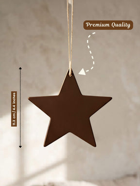 Hanging Wooden Stars