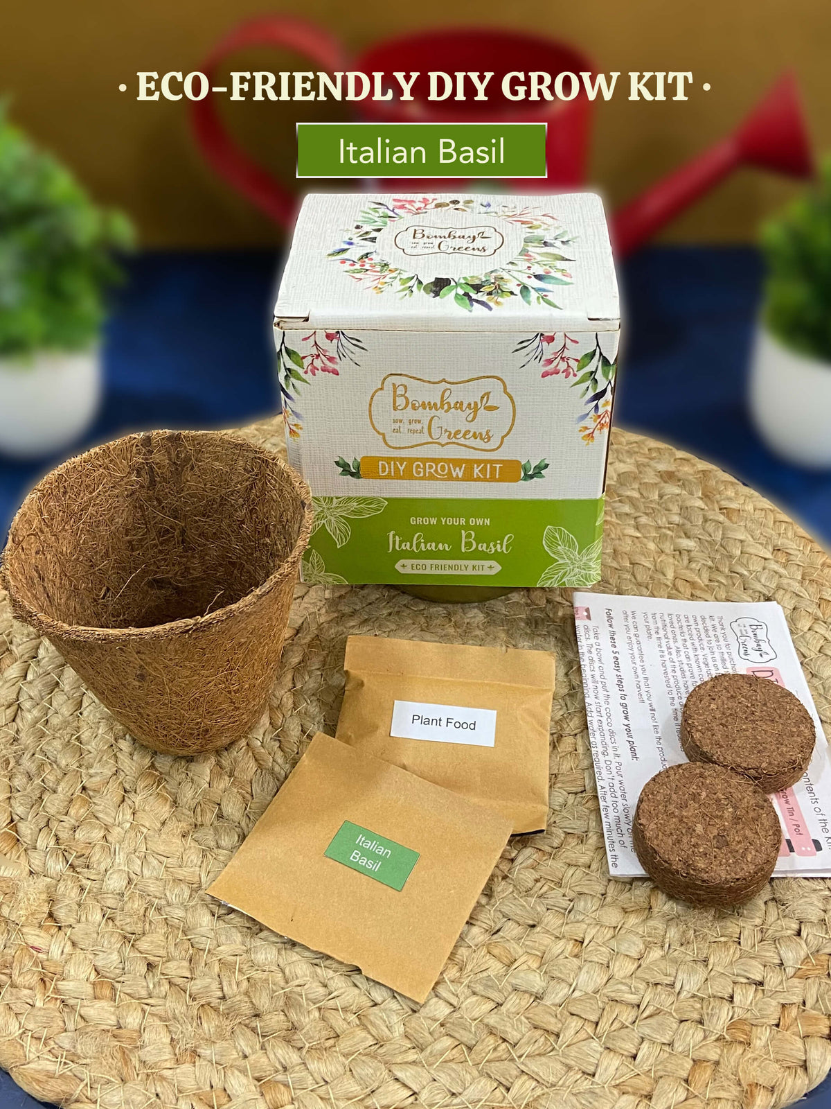 Eco-Friendly Grow Kit - Italian Basil