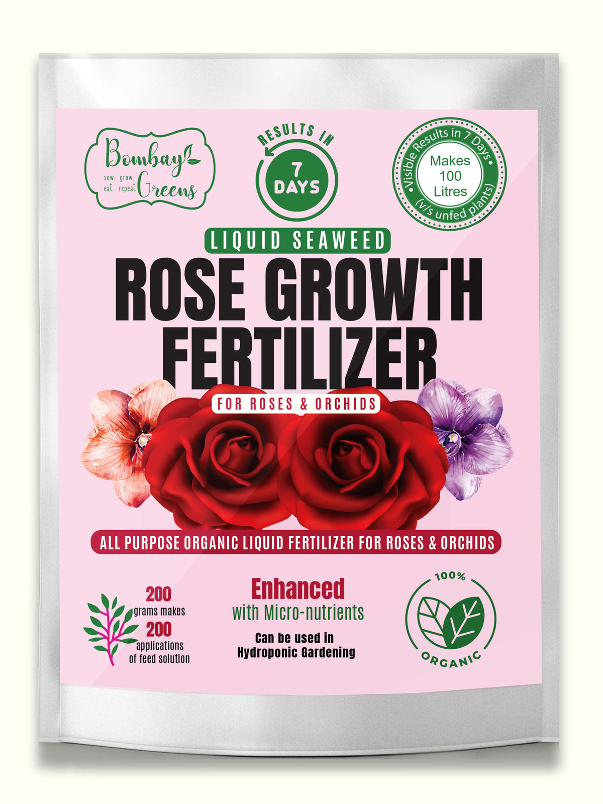 Liquid Organic Fertilizer for Roses & Orchids