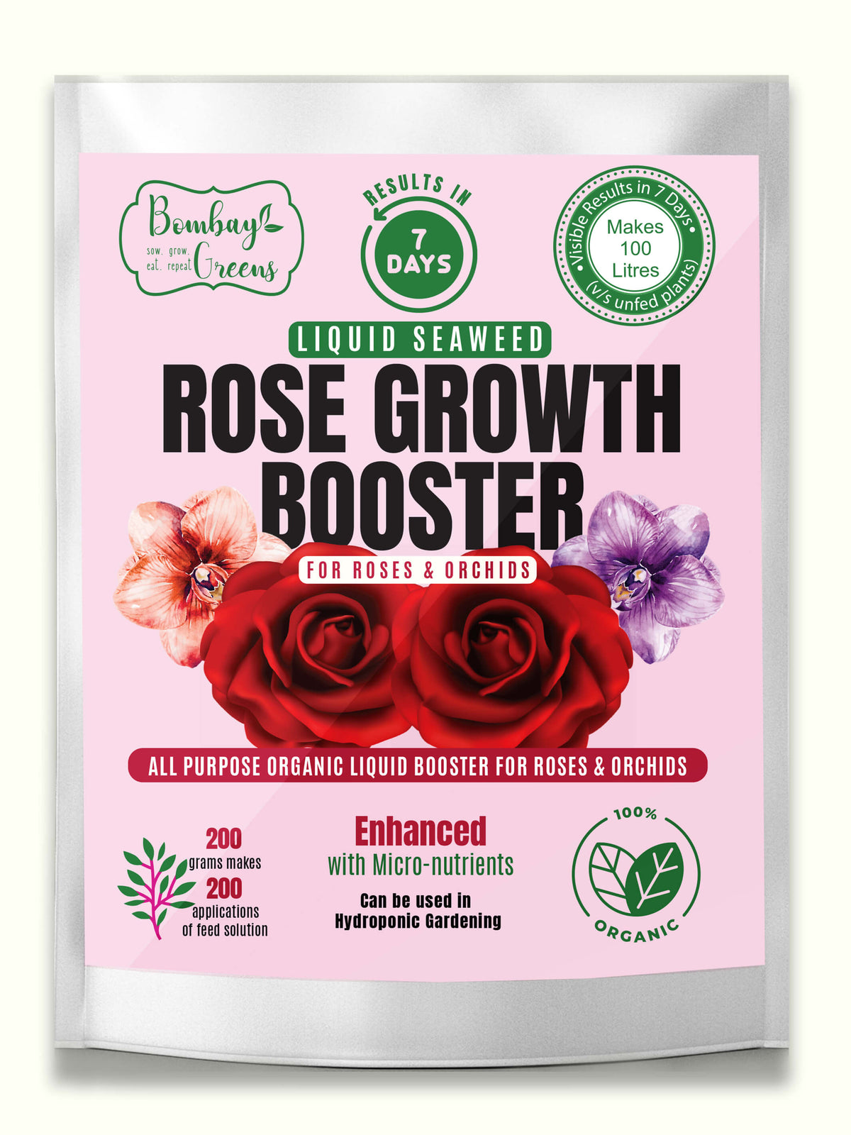 Liquid Organic Fertilizer for Roses & Orchids