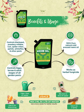 Beginners Kit for Gardening - Organic Soil, Fertilizer, Neem Oil