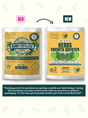 Liquid Organic Fertilizer for Herbs- NPK (10-10-10)