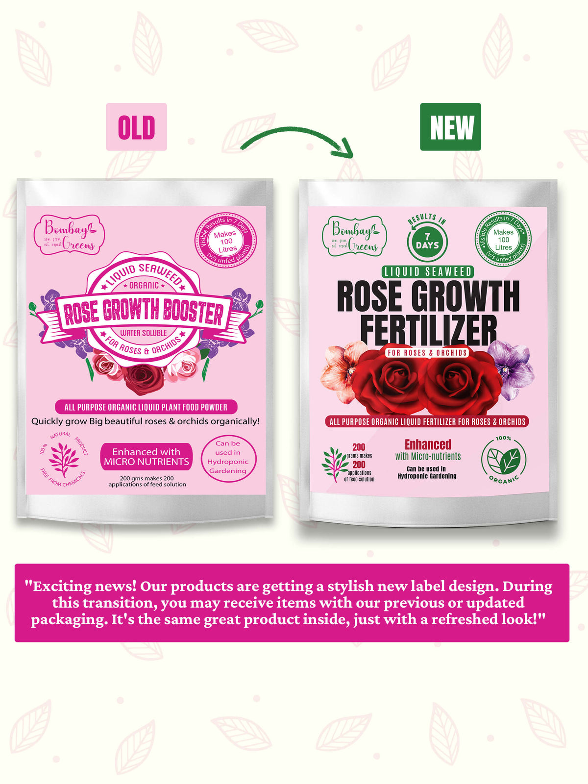 Liquid Organic Fertilizer for Roses & Orchids