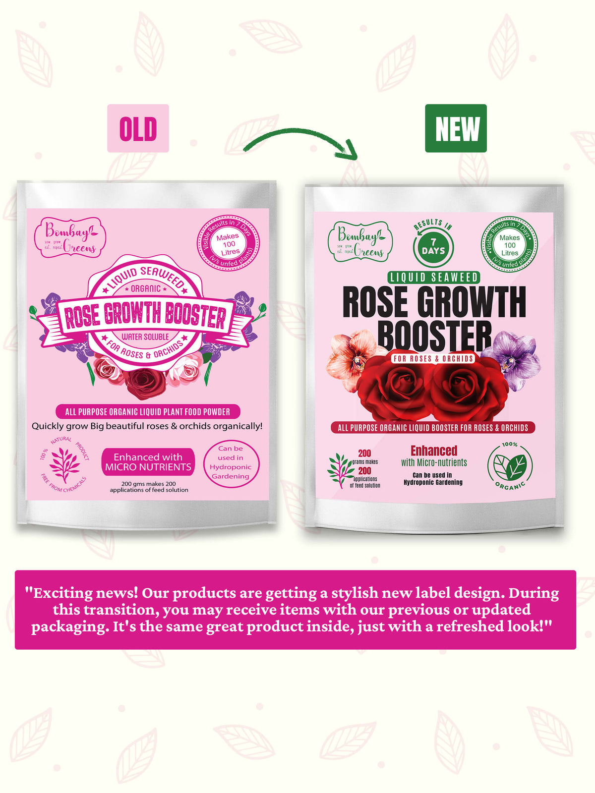 Liquid Organic Fertilizer for Roses & Orchids