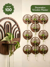 Decorative Wooden Wall Planter - 100 pcs