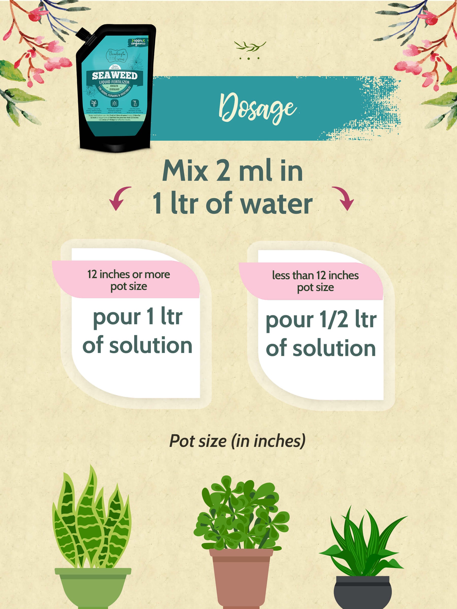 Organic Neem Oil + Liquid Seaweed Fertiliser Combo