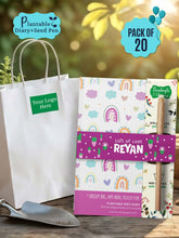 Plantable Diary + Seed Pen - Rainbow (Pack of 20)