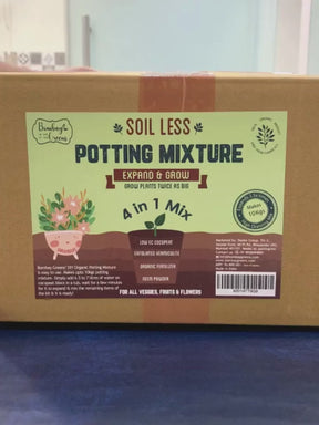 Beginners Kit for Gardening - Organic Soil, Fertilizer, Neem Oil