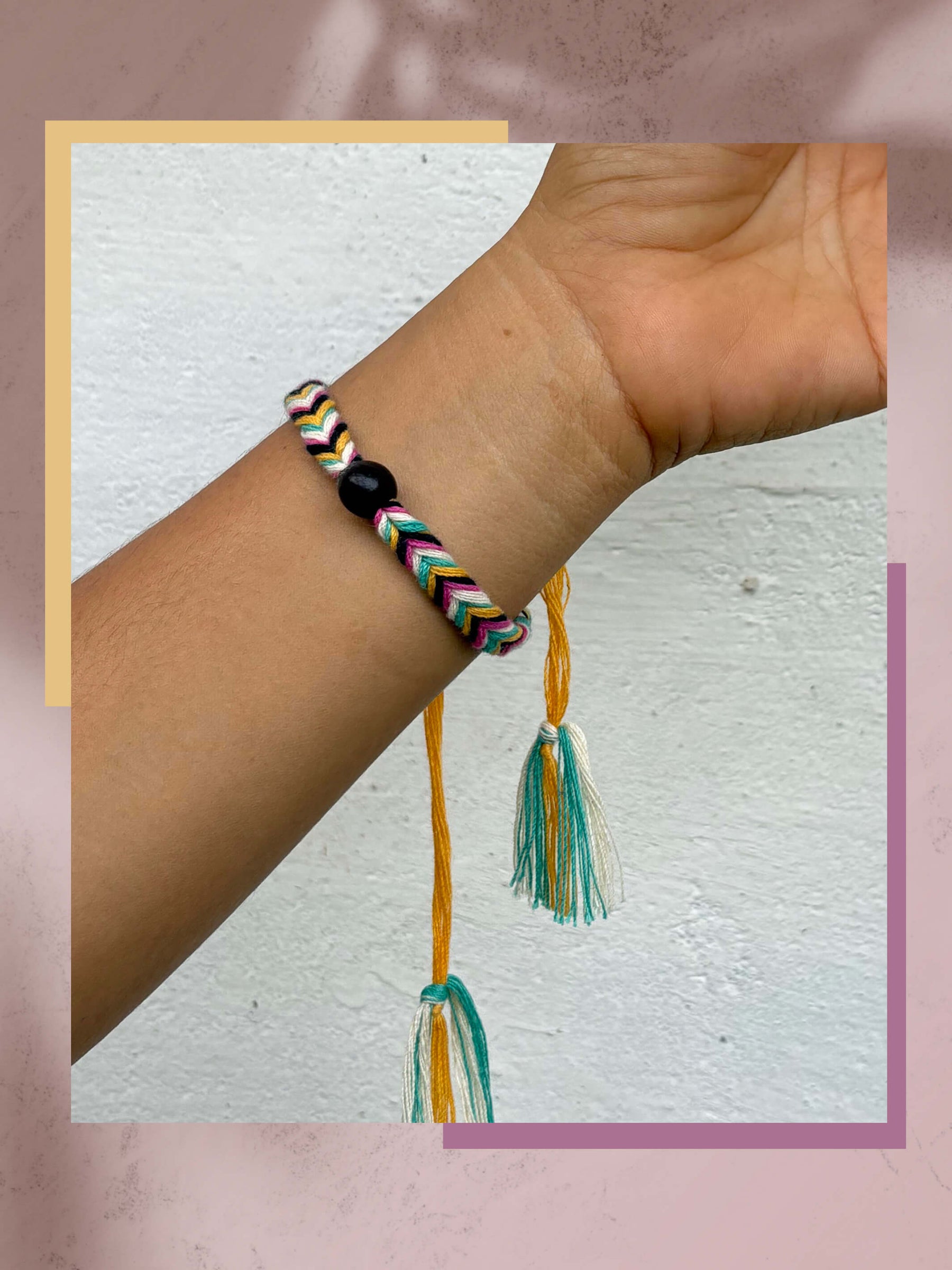 Seeds Rakhi Gift Kit- Duo Set (Yellow Blossom + Soapnut feathers)