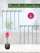 Metal Plant Stakes for Plant Support - 18 inches (10pcs)