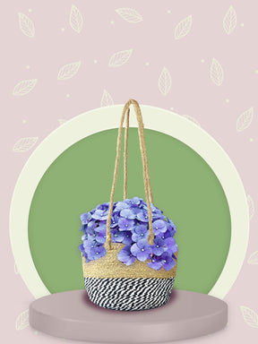 Cotton Jute Hanging Planter 6x8 Inches