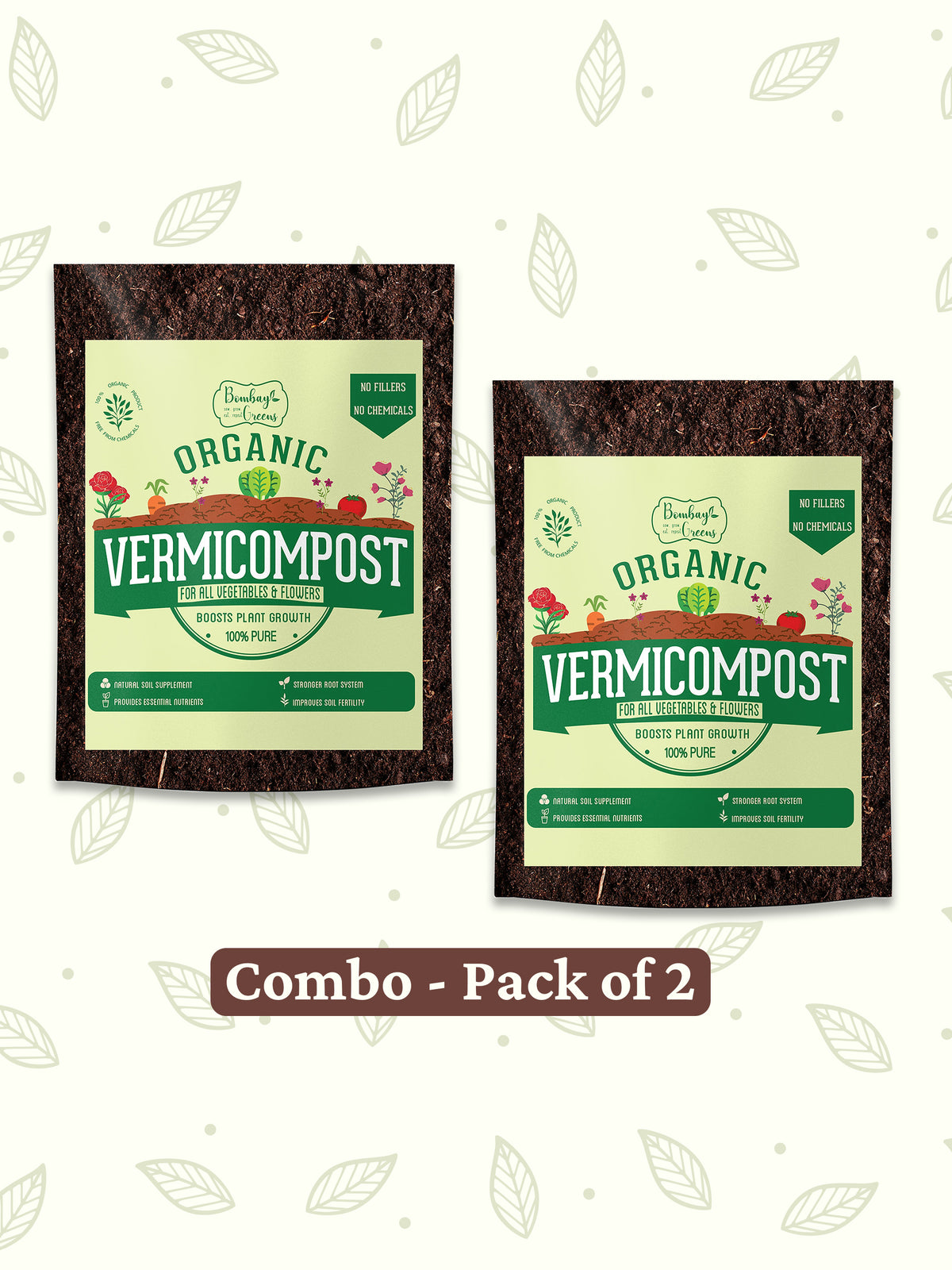 Bombay Greens Organic Vermicompost - 2kg